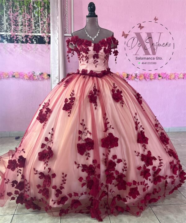 Vestido de corte A melón