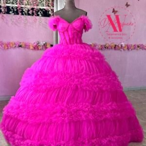 Vestido de corte A rosa